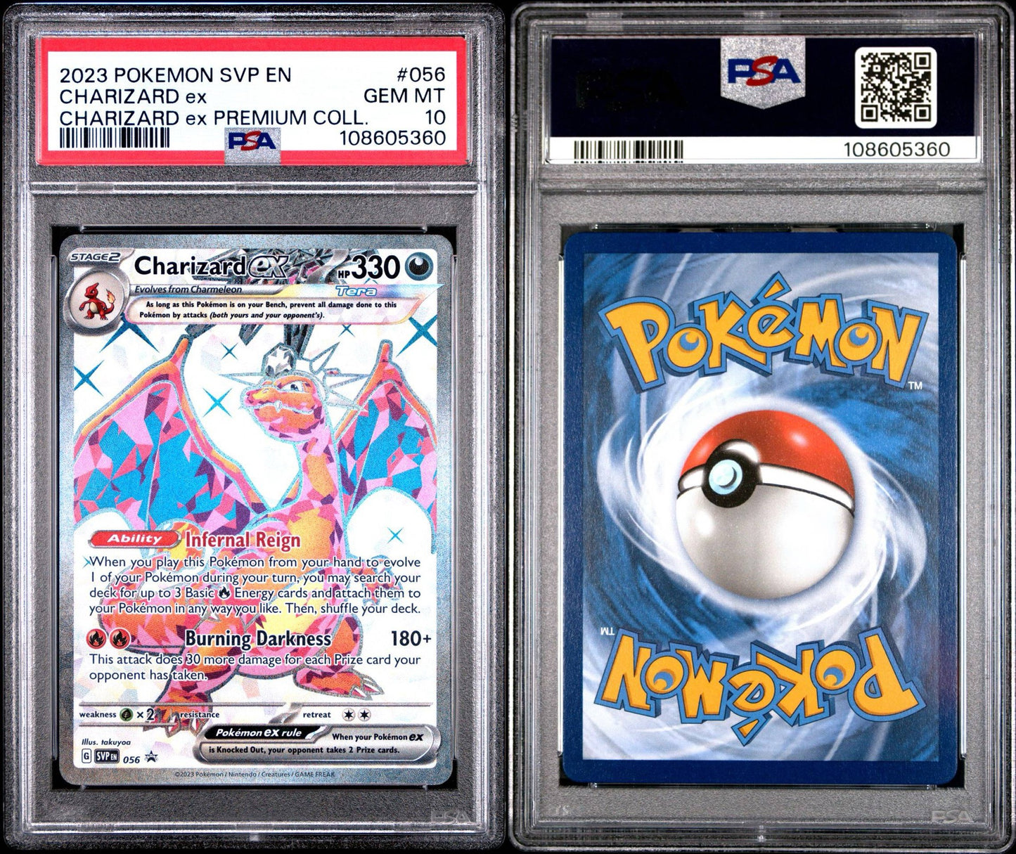 Charizard ex SVP 056 Black Star Promo PSA 10
