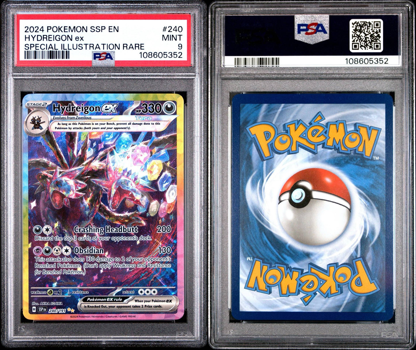 Hydreigon ex 240/191 SIR PSA 10