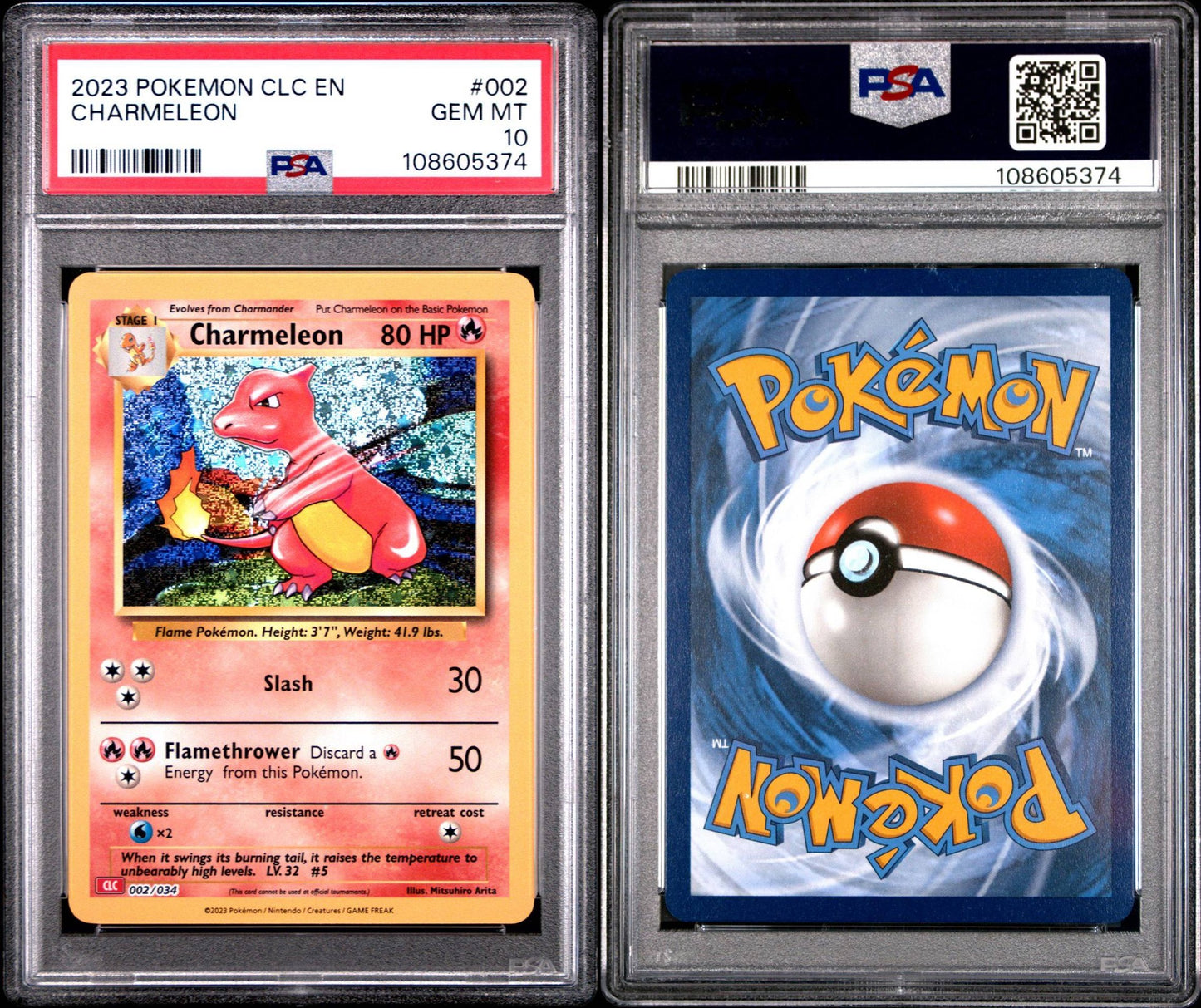 Charmeleon CLC 002/034 Classic Collection PSA 10