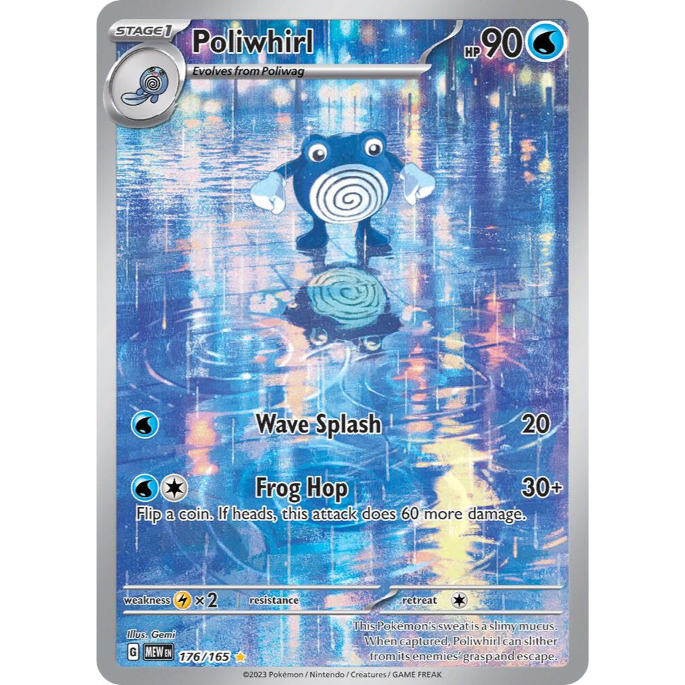 Poliwhirl 176/165 IR NM