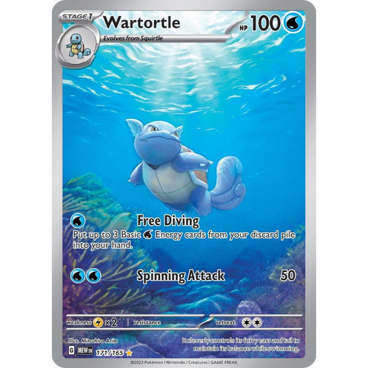 Wartortle 171/165 IR NM