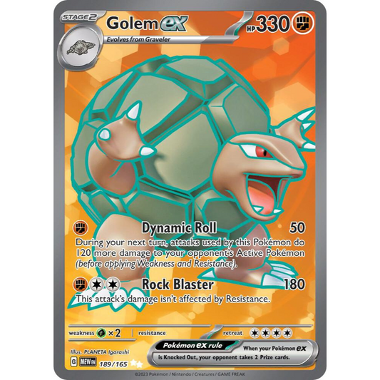Golem ex 189/165 Full Art NM