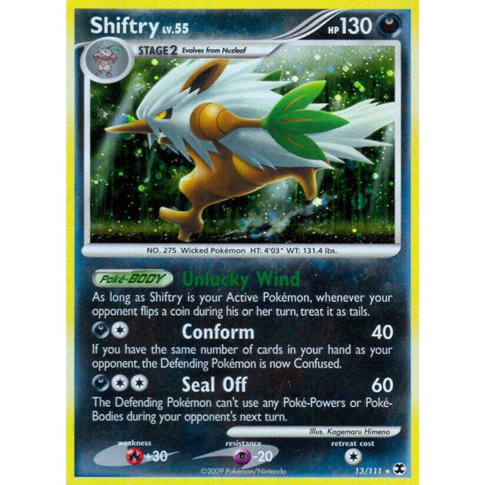 Shiftry 13/111 Holo Rising Rivals NM