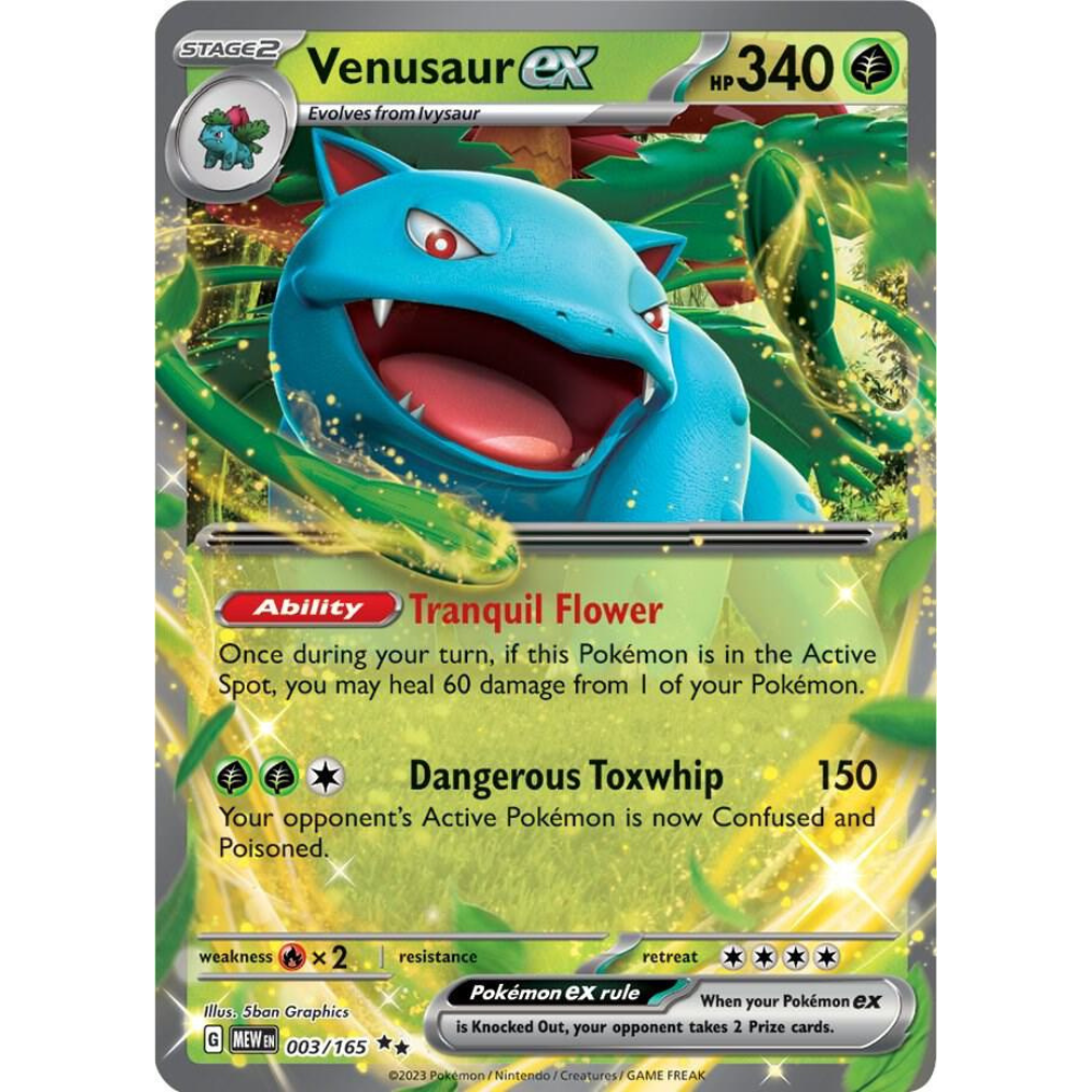Venusaur ex 003/165 151 NM