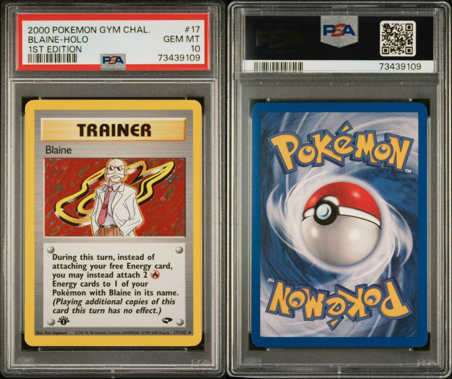 Blaine Holo 1st Edition Gym Challenge PSA 10