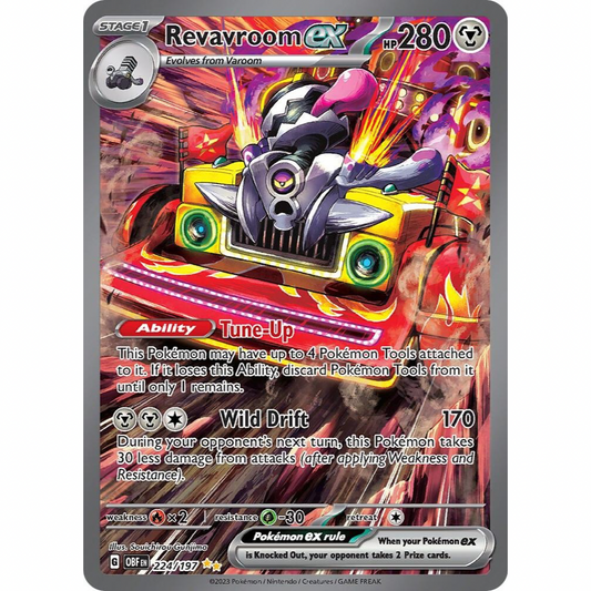 Revavroom ex 224/197 SIR Obsidian Flames NM