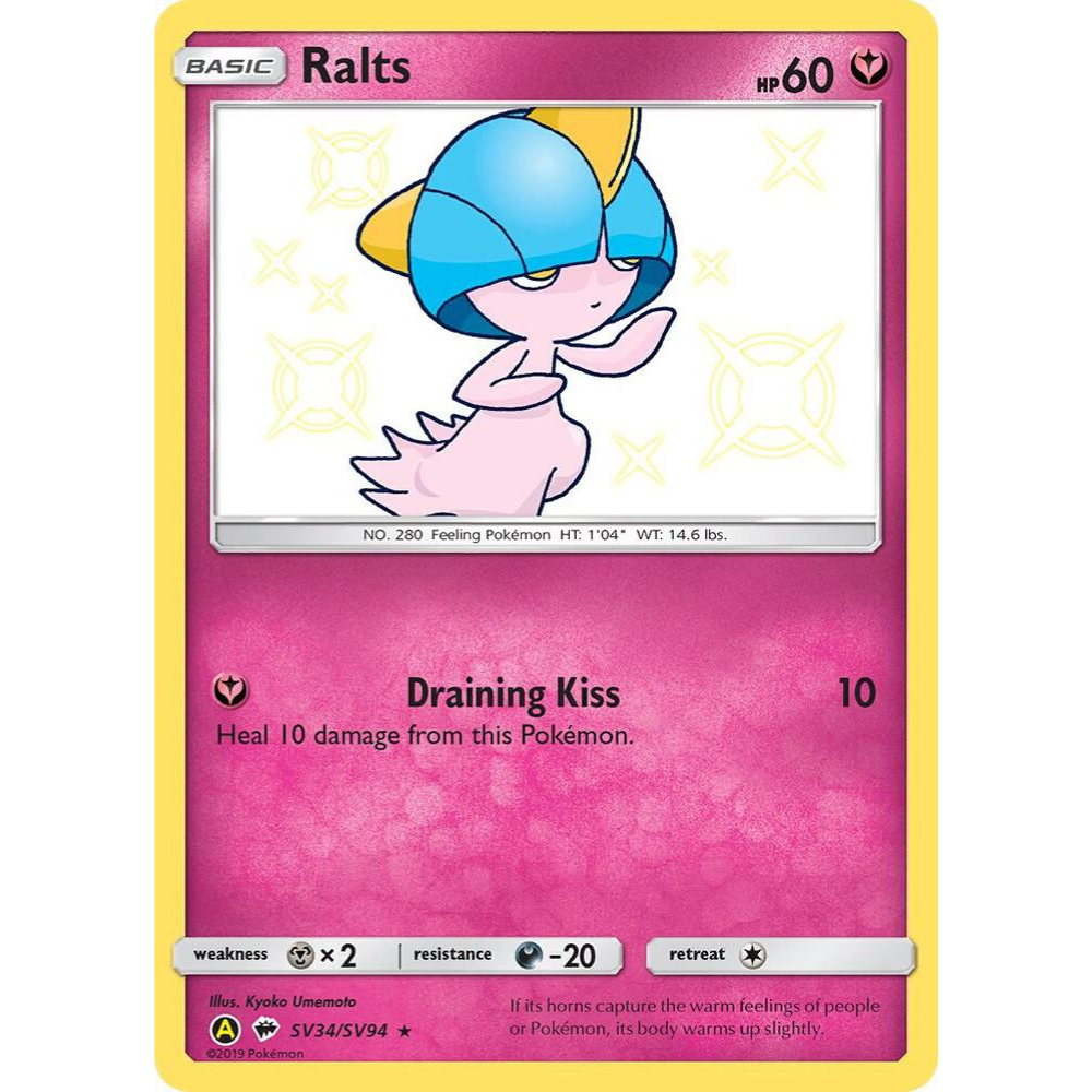 Ralts SV34/SV94 Shiny Rare NM