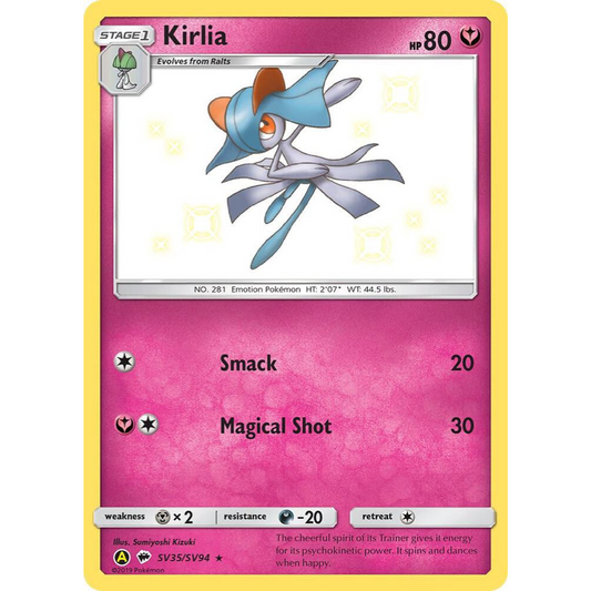 Kirlia SV35/SV94 Shiny Rare NM