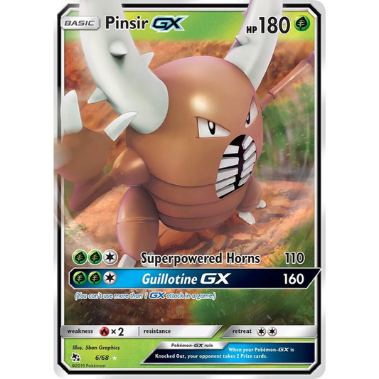 Pinsir GX 6/68 Ultra Rare NM