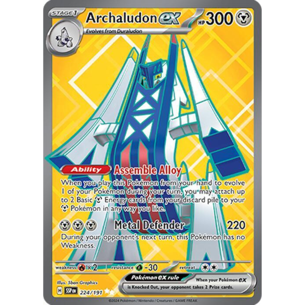 Archaludon ex 224/191 Full Art NM