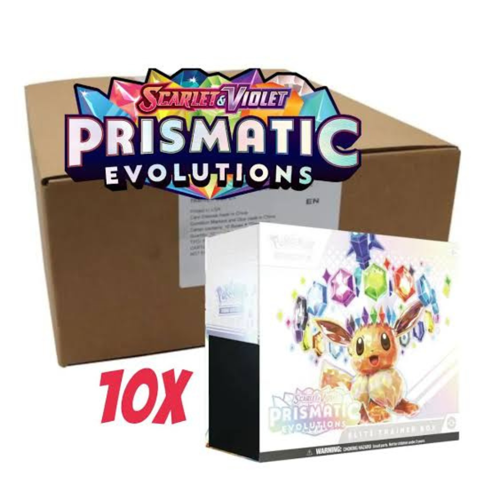 Prismatic Evolutions ETB Sealed Case (10 boxes) PRE ORDER