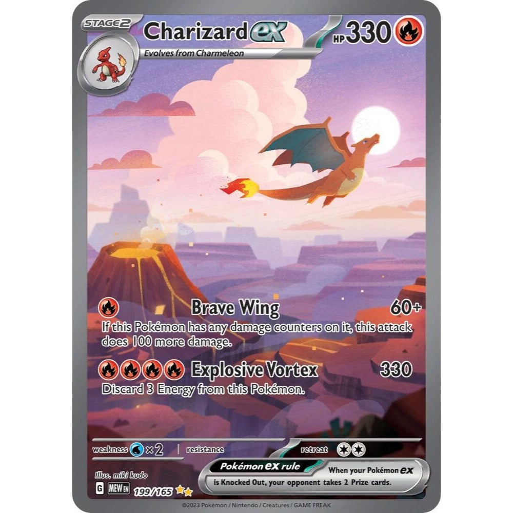 Charizard ex 199/165 SIR NM