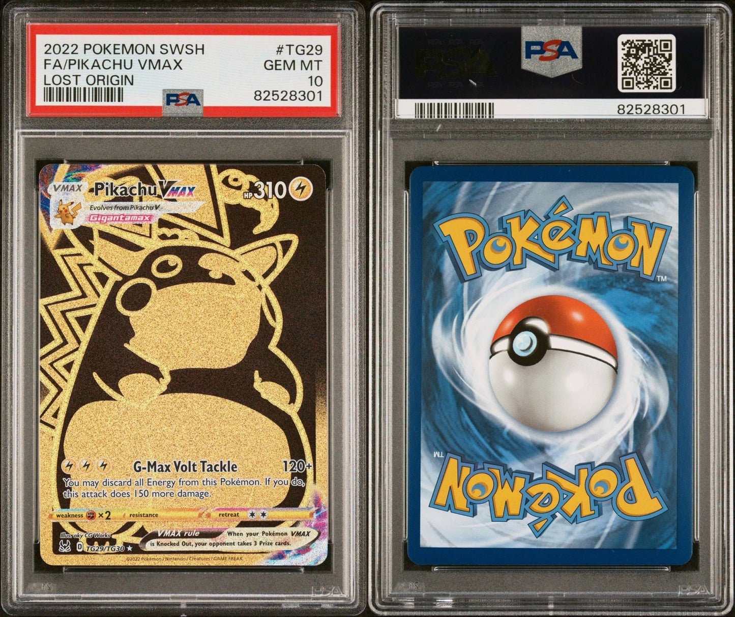 Pikachu VMAX TG29/TG30 PSA 10