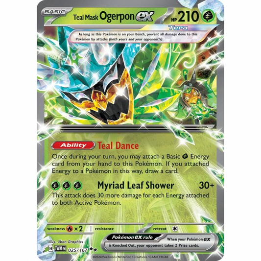 Teal Mask Ogerpon ex 025/167