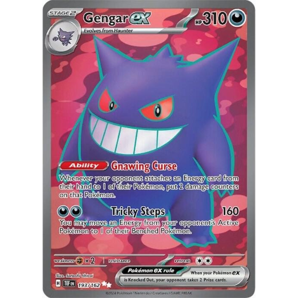 Gengar ex 193/162 Full Art Temporal Forces NM