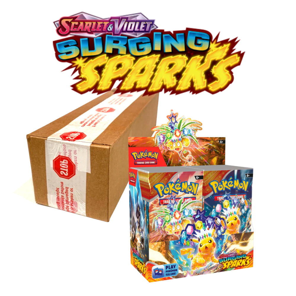 pokemon surging sparks booster box pre order Amazon.com: Pokémon TCG: Scarlet & Violet main image 1