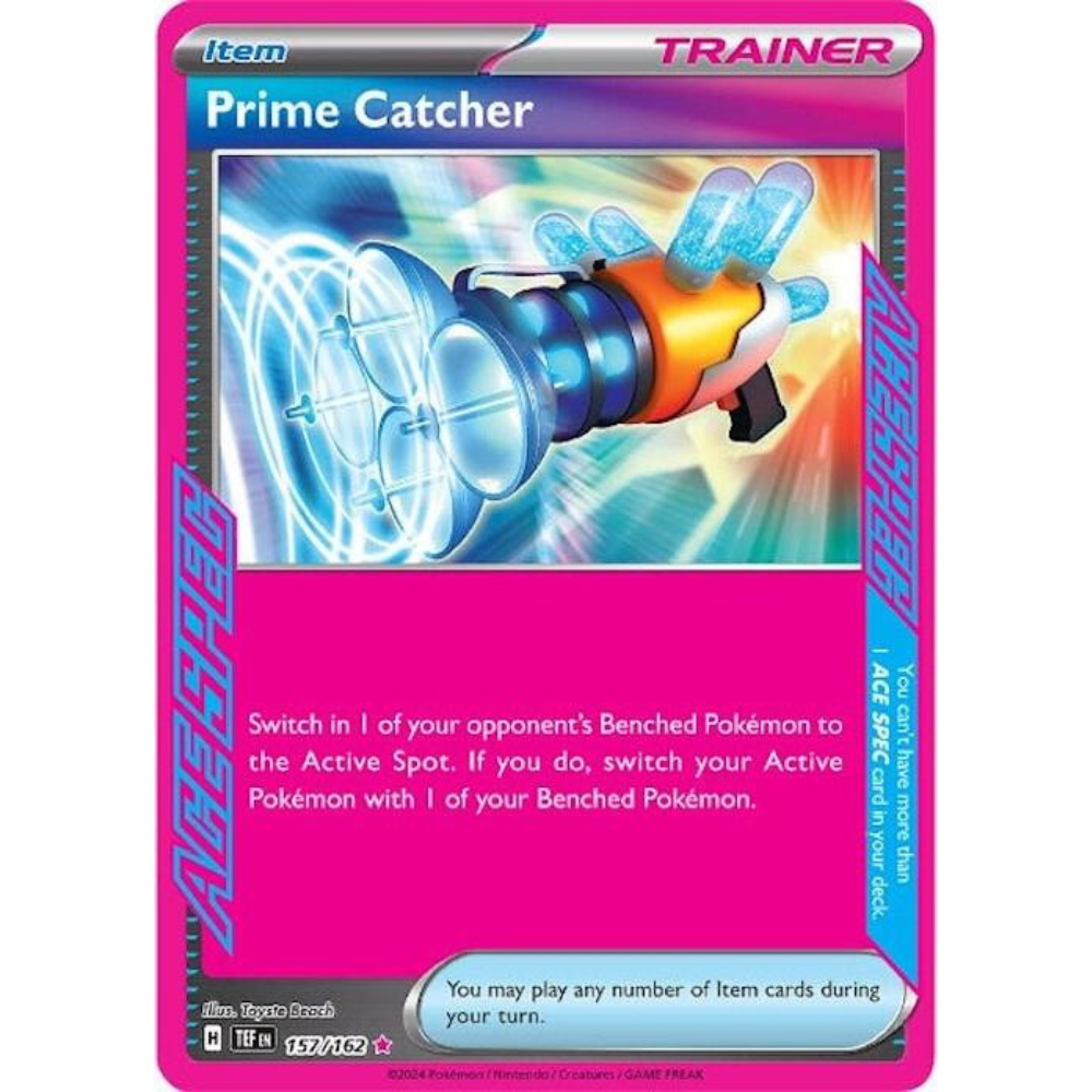 Prime Catcher 157/162 Ace Spec Trainer NM
