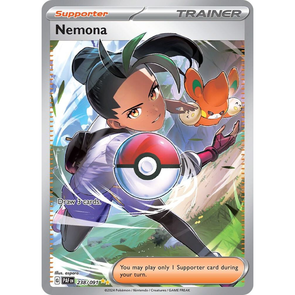 Nemona 238/091 SIR Paldean Fates NM