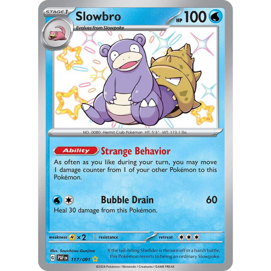 Slowbro 117/091 Shiny Rare NM