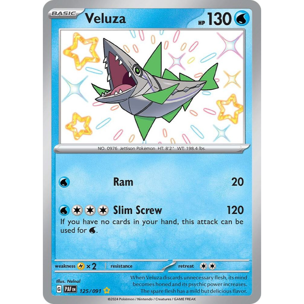 Veluza 125/091 Shiny Rare NM