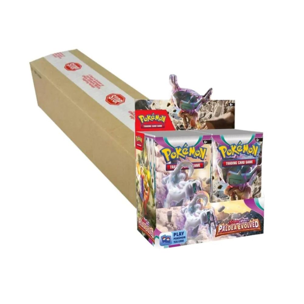 Paldea Evolved Booster Box Sealed Case (6 Boxes)