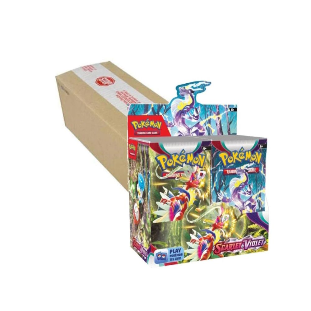 Scarlet & Violet Base Booster Box Sealed Case (6 Boxes)