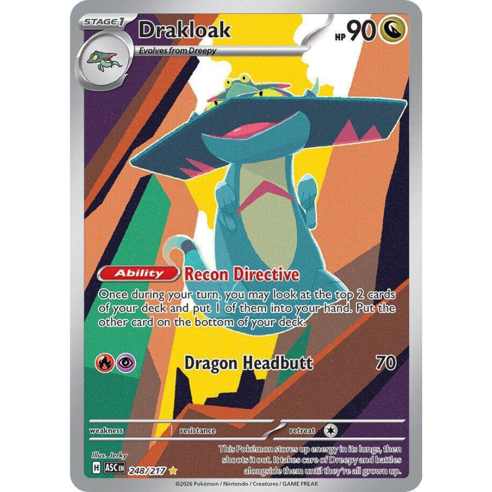 Drakloak 248/217 Ascended Heroes Illustration Rare NM
