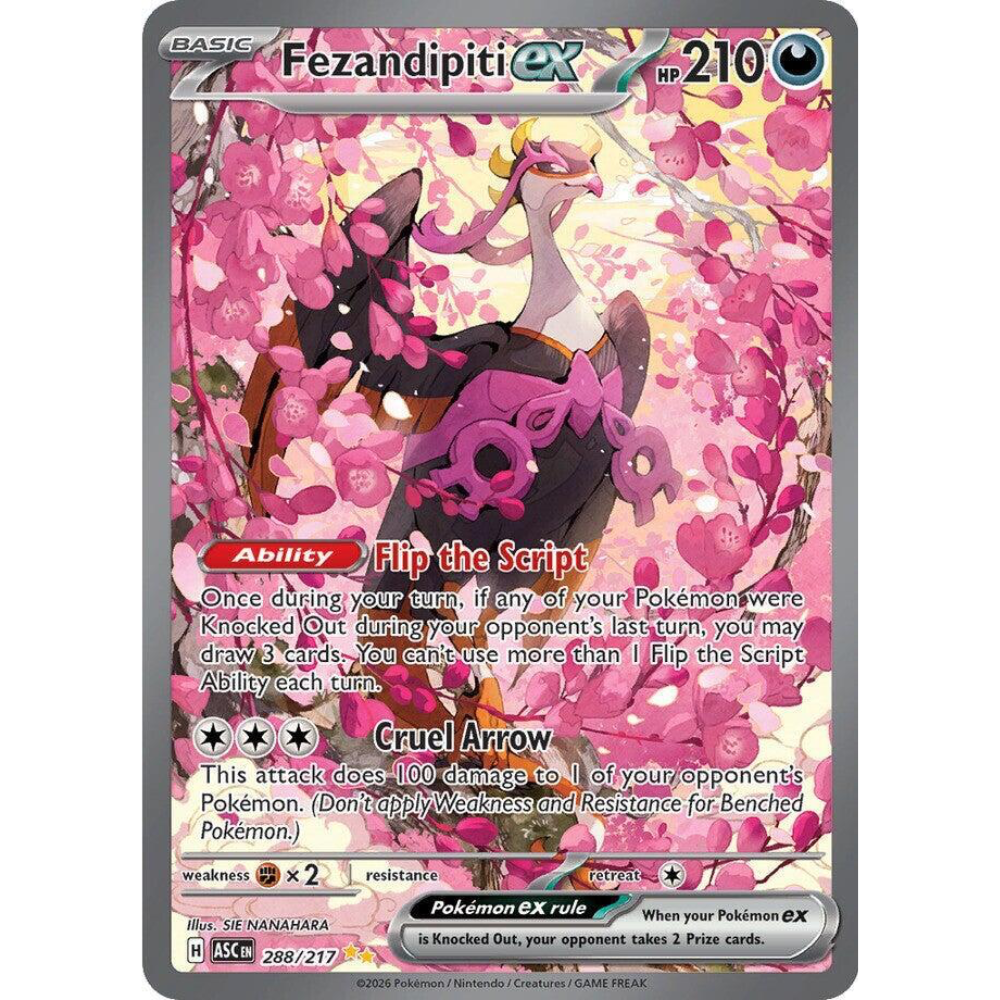 Fezandipiti ex 288/217 Ascended Heroes Special Illustration Rare NM