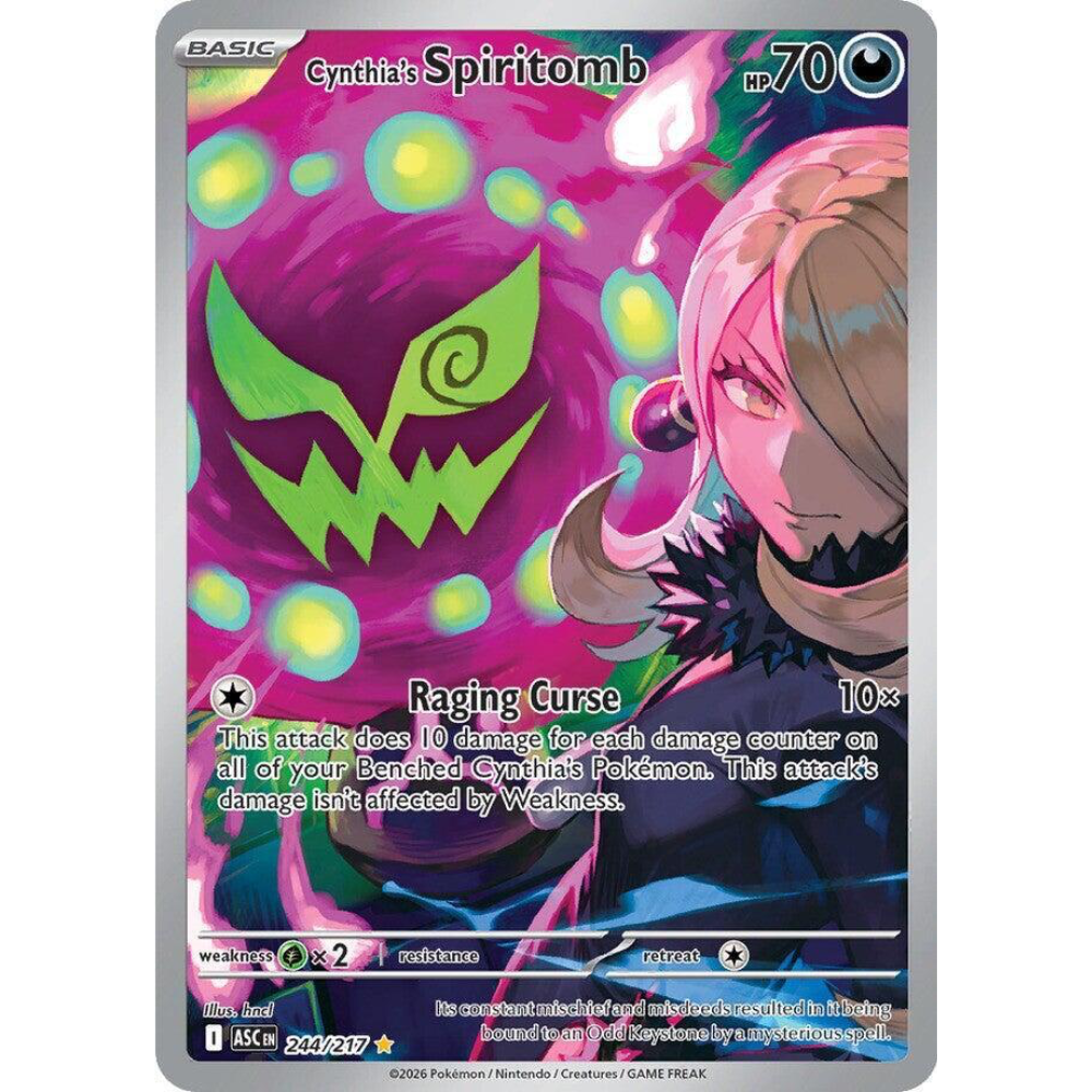 Cynthia's Spiritomb 244/217 Ascended Heroes Illustration Rare NM