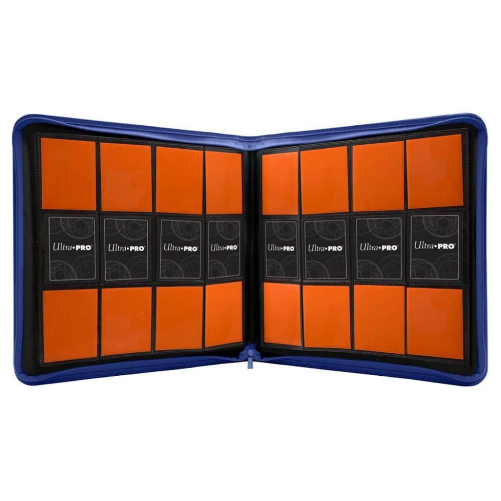 ULTRA PRO Binder - 12 Pocket Zippered PRO Binder- Blue
