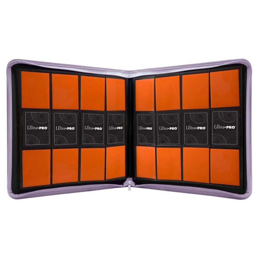 ULTRA PRO Binder - 12 Pocket Zippered PRO Binder- Purple