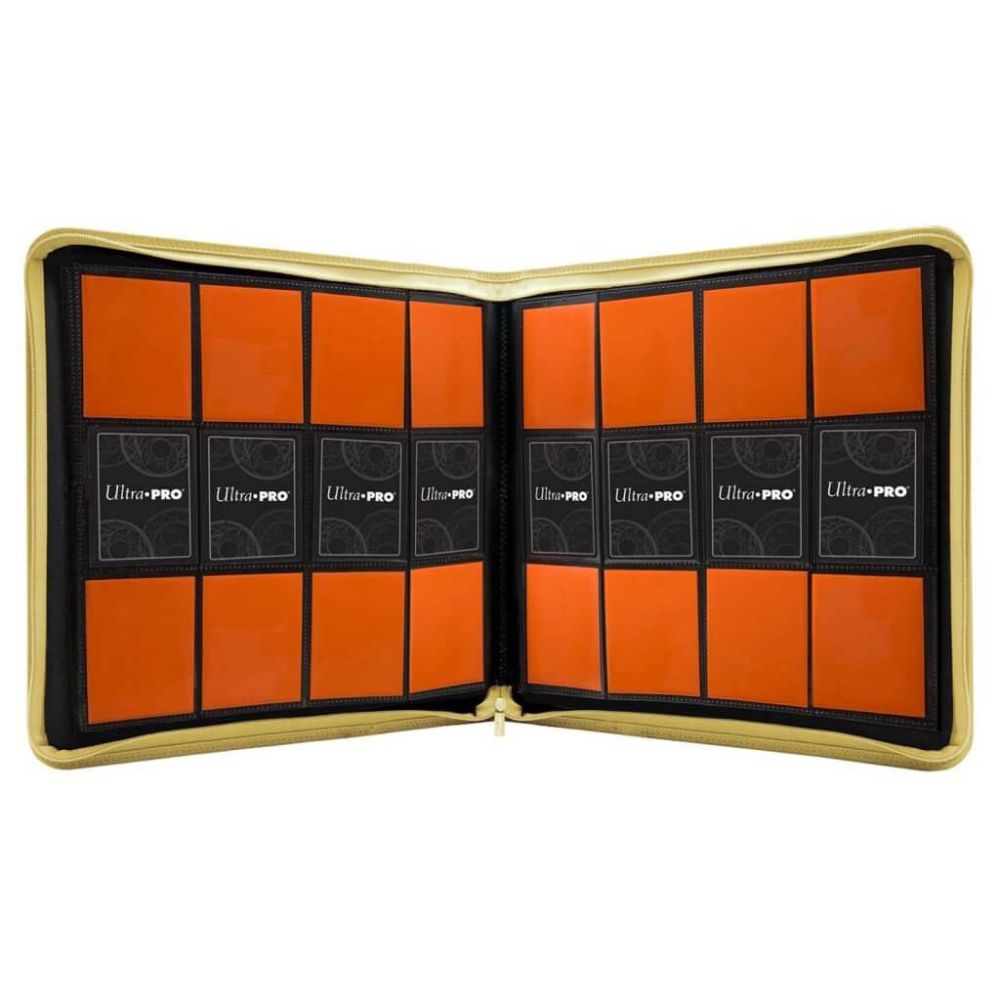 ULTRA PRO Binder - 12 Pocket Zippered PRO Binder- Yellow