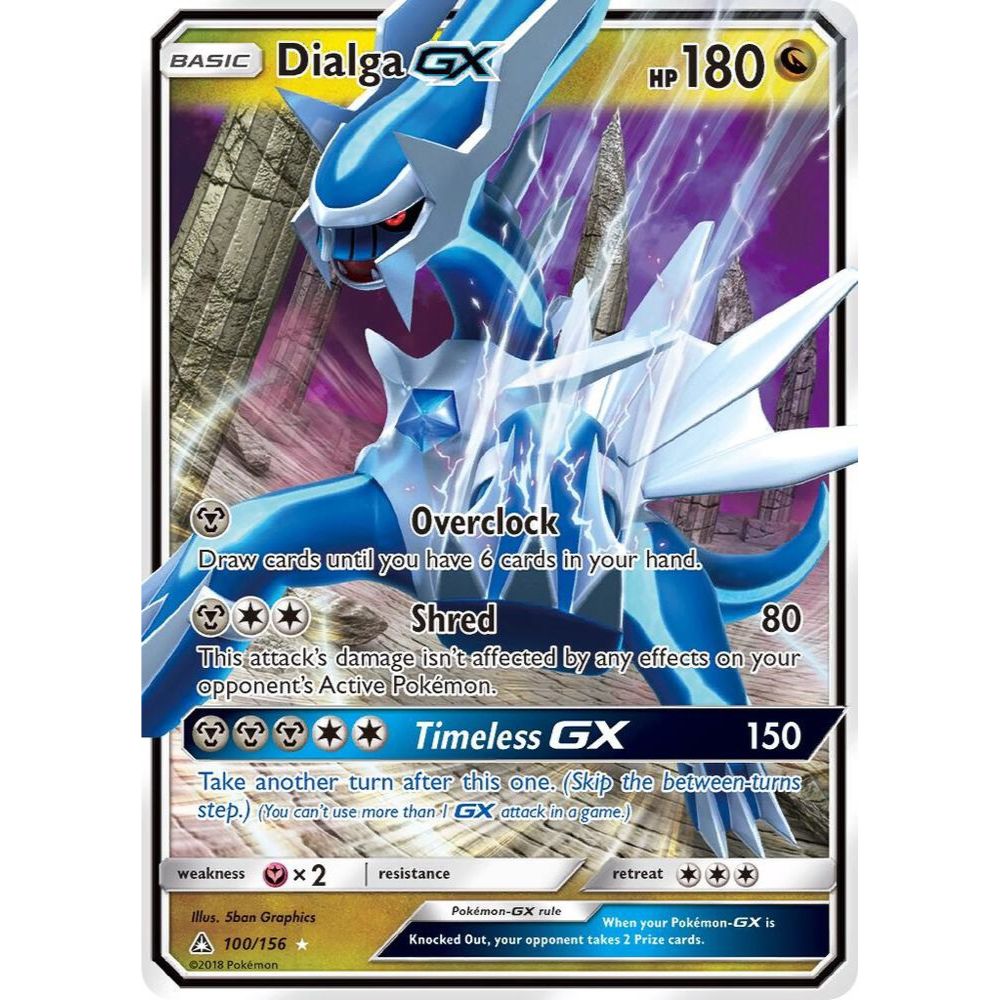 Dialga GX 100/156 Ultra Rare NM