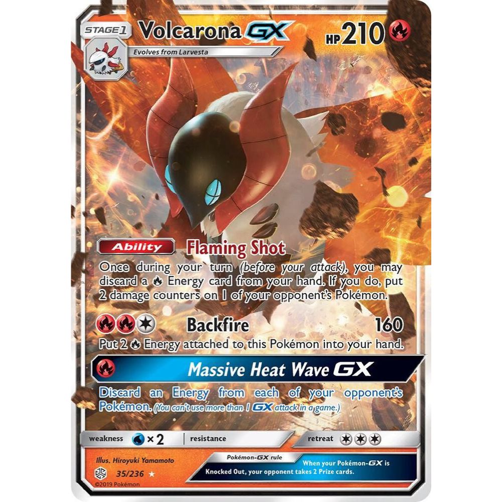 Volcarona GX 35/236 Ultra Rare NM