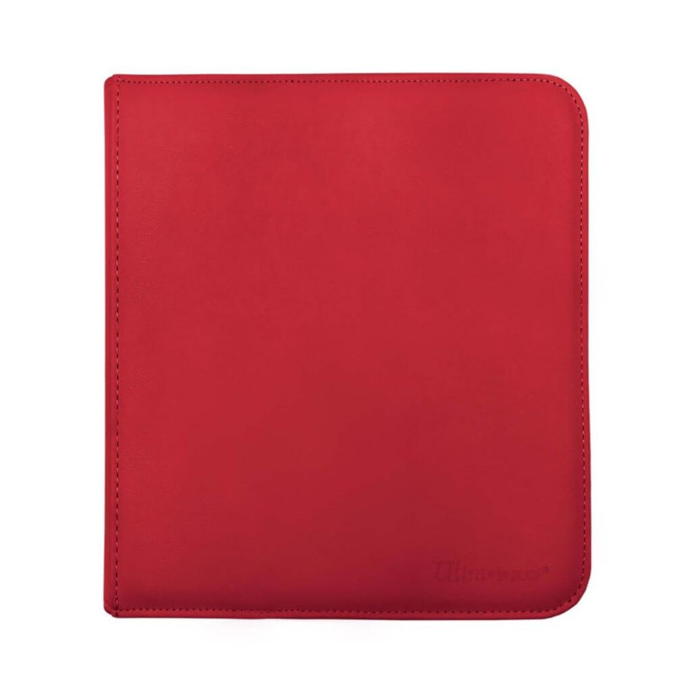 ULTRA PRO Binder - 12 Pocket Zippered PRO Binder- Red