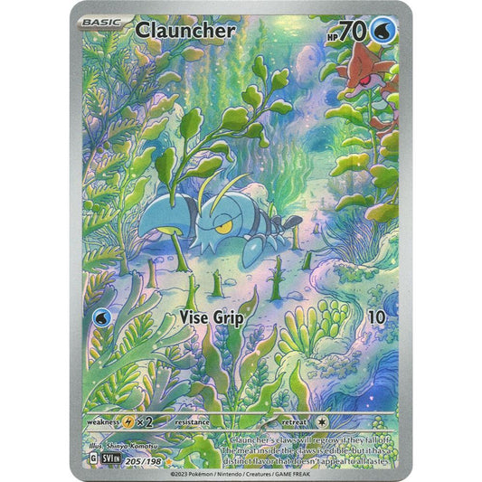 Clauncher 205/198 IR Scarlet & Violet Base NM