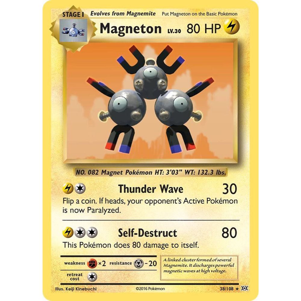 Magneton 38/108 Holo XY Evolutions NM