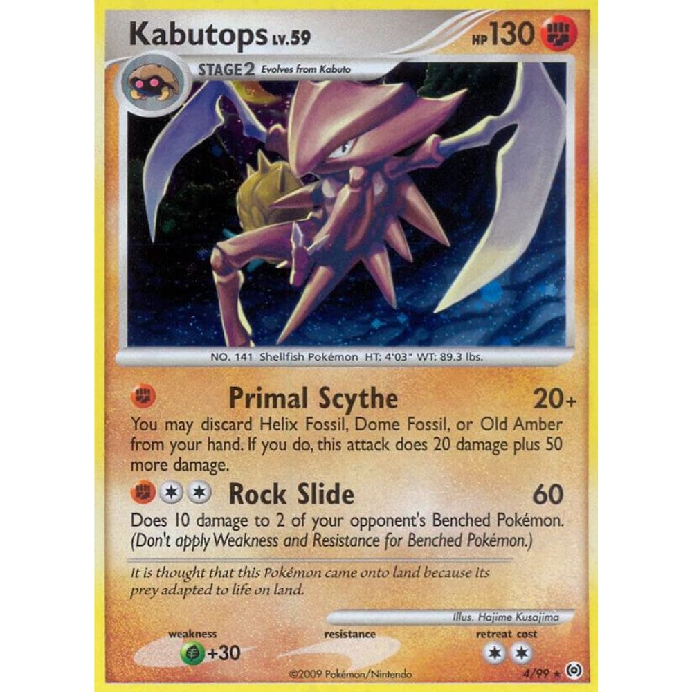 Kabutops 4/99 Holo Arceus NM