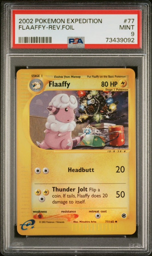 Flaaffy 77/165 Reverse Foil Expedition PSA 9