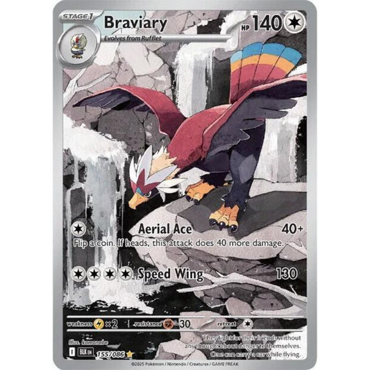 Braviary 155/086 IR Black Bolt NM