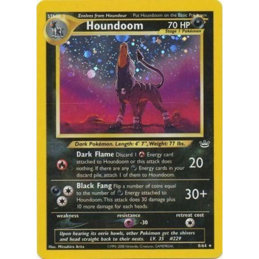Houndoom 8/64 Holo Neo Revelation LP