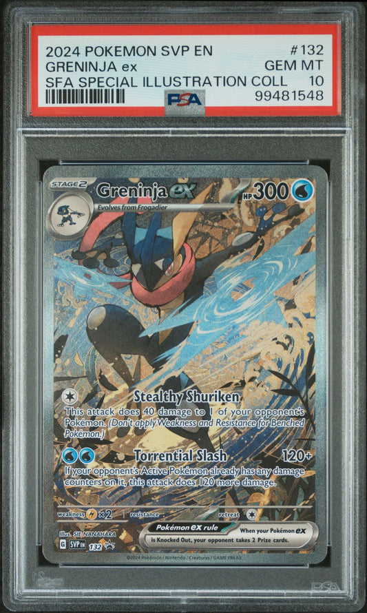 Greninja ex SVP 132 PSA 10