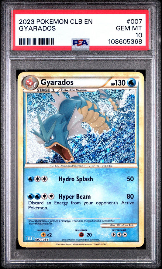 Gyarados 007/034 CLB Classic Collection PSA 10