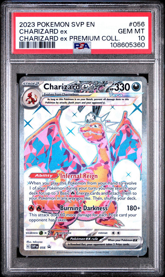 Charizard ex SVP 056 Black Star Promo PSA 10