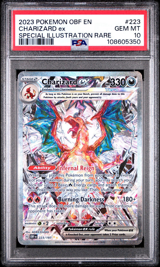Charizard ex 223/197 SIR PSA 10