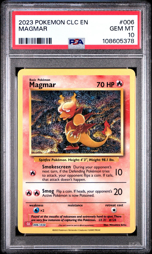 Magmar CLC 006/034 Classic Collection PSA 10