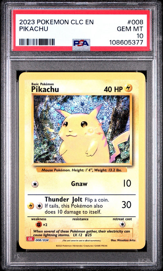 Pikachu CLC 008/034 Classic Collection PSA 10