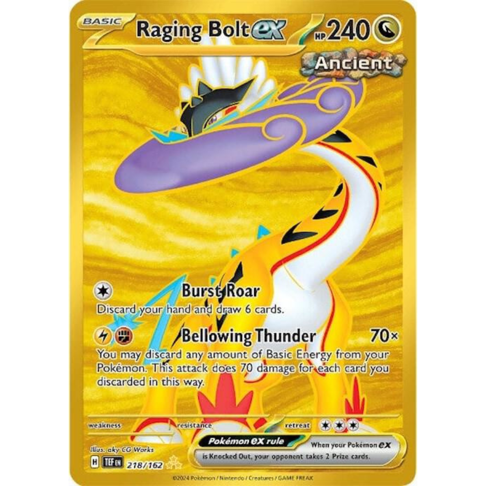 Raging Bolt ex 219/162 Hyper Rare NM