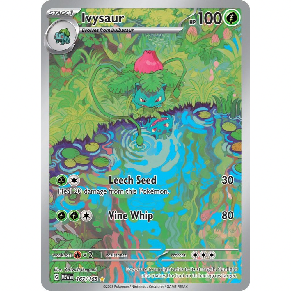 Ivysaur 167/165 IR NM