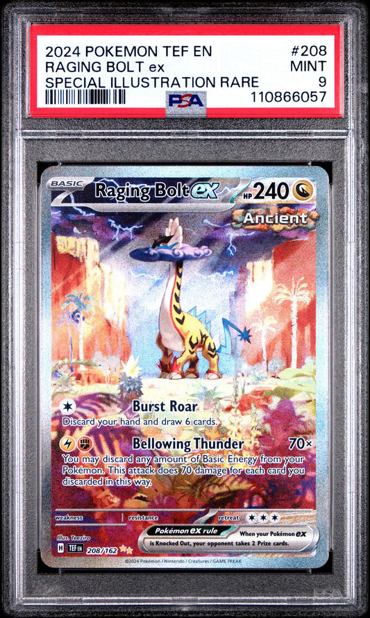 Raging Bolt ex 208/162 SIR Temporal Forces PSA 9
